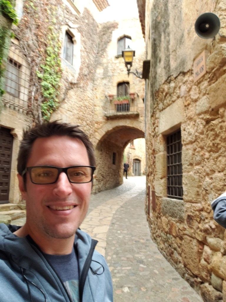 Chad in Spain visiting the local area